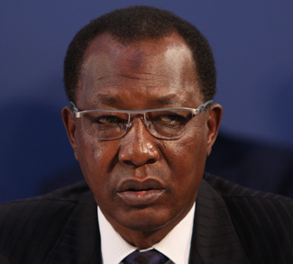 resident Idriss Deby of Chad at the London Conference on The Illegal Wildlife Trade, 13 February 2014.
