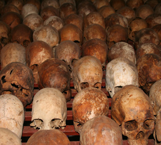 Rwanda Genocide memorial.