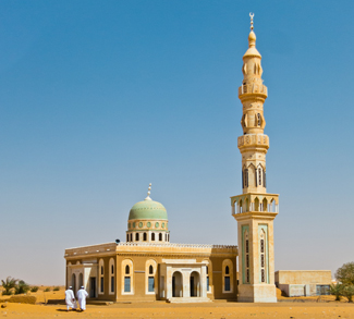 A mosque in Sudan.