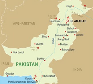 Pakistan and major cities