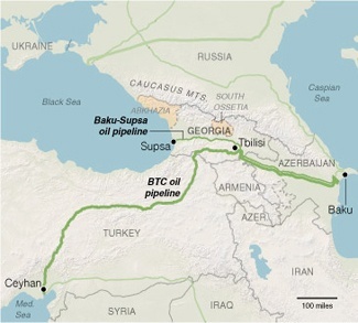 oil pipelines in Middle East