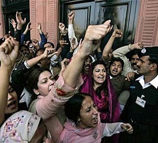 Political protest in Pakistan