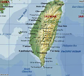 Island of Taiwan