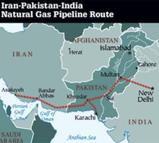 Political Map of IPI Pipeline