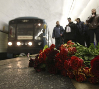 Memorial in metro station in Moscow