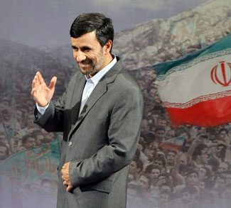 Iranian President Mahmoud Ahmadinejad ge