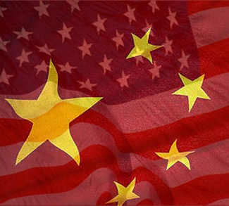 stars and stripes of china and US