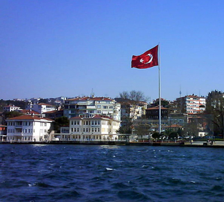 Turkish flag in Turkey