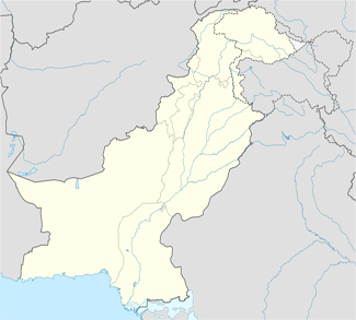 Political map of Pakistan