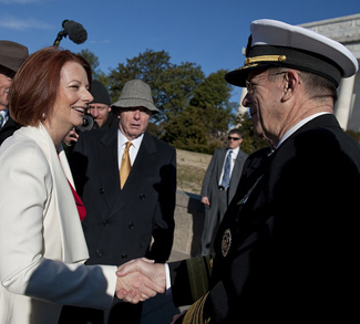 Minister Julia Gillard on Defense