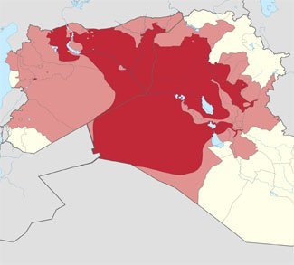 Territorial control of ISIS