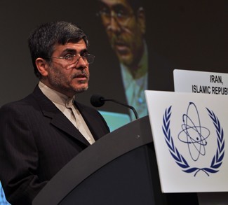 HE Mr. Fereydoun Abbasi Davani delivers a speech to IAEA in 2011. CC Flickr IAEA Imagebank