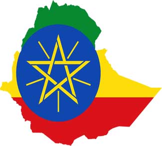 Flag-map_of_Ethiopia, cc wikicommons https://en.wikipedia.org/wiki/File:Flag-map_of_Ethiopia.svg, modified