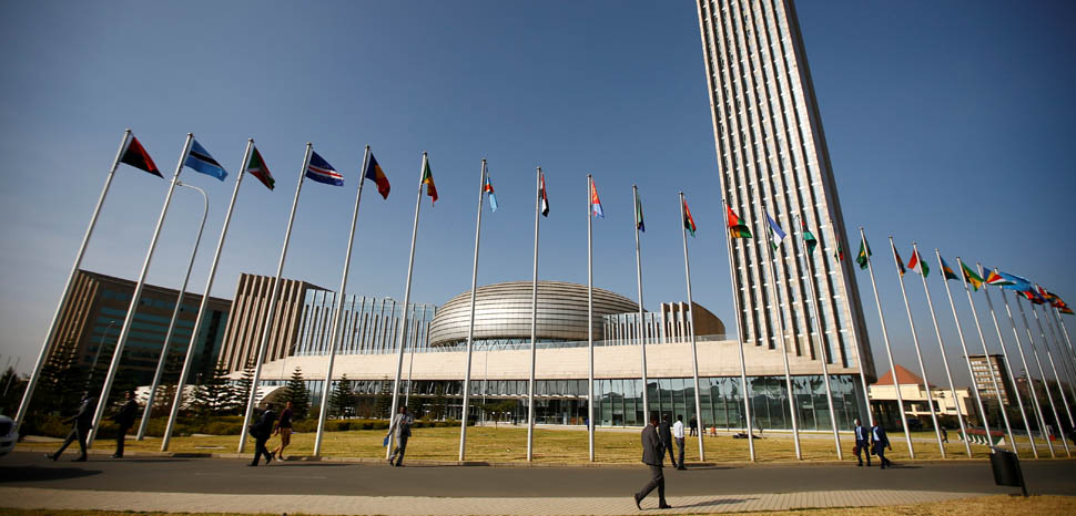 African Union Headquarters, cc Flickr Artyukh Igor, modified, public domain