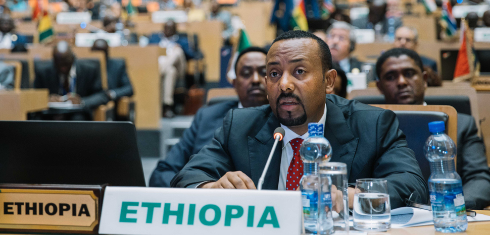 Ethiopia at the African Union, cc Flickr Office of the Prime Minister - Ethiopia, modified, https://creativecommons.org/publicdomain/mark/1.0/