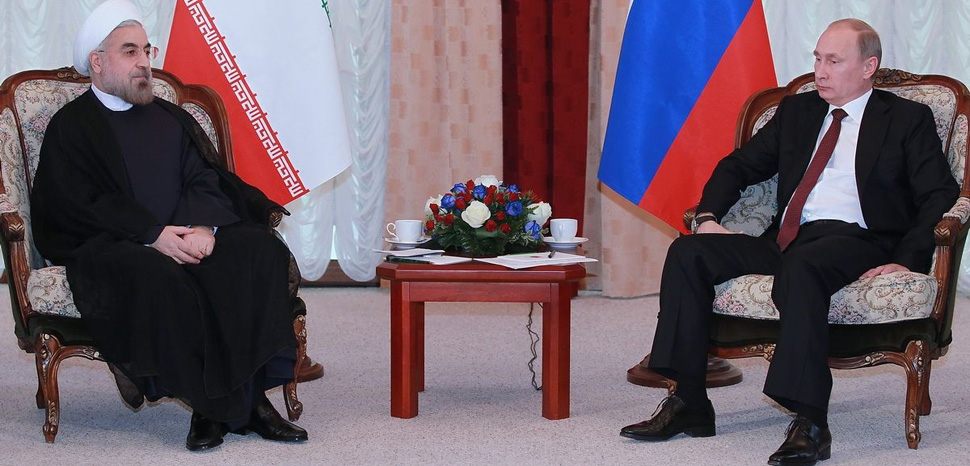 Presidents Rouhani and Putin, cc Kremlin.ru, modified, https://commons.wikimedia.org/wiki/File:Hassan_Rouhani_and_Vladimir_Putin_(1).jpg