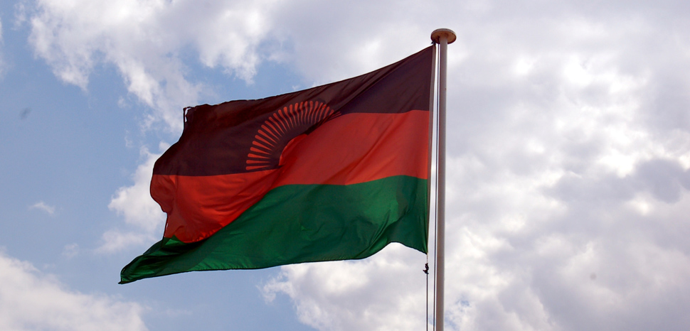 MalawiFlag, cc Flickr Greg Chimitris, modified, https://creativecommons.org/licenses/by/2.0/